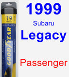 Passenger Wiper Blade for 1999 Subaru Legacy - Assurance