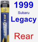 Rear Wiper Blade for 1999 Subaru Legacy - Assurance