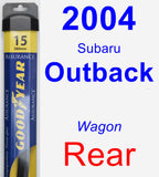 Rear Wiper Blade for 2004 Subaru Outback - Assurance