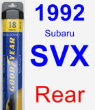 Rear Wiper Blade for 1992 Subaru SVX - Assurance