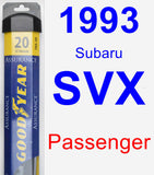 Passenger Wiper Blade for 1993 Subaru SVX - Assurance
