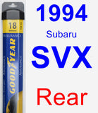 Rear Wiper Blade for 1994 Subaru SVX - Assurance