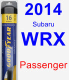 Passenger Wiper Blade for 2014 Subaru WRX - Assurance