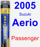 Passenger Wiper Blade for 2005 Suzuki Aerio - Assurance