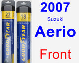 Front Wiper Blade Pack for 2007 Suzuki Aerio - Assurance