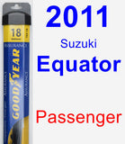 Passenger Wiper Blade for 2011 Suzuki Equator - Assurance