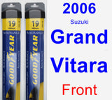 Front Wiper Blade Pack for 2006 Suzuki Grand Vitara - Assurance