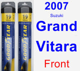 Front Wiper Blade Pack for 2007 Suzuki Grand Vitara - Assurance