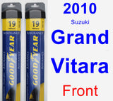 Front Wiper Blade Pack for 2010 Suzuki Grand Vitara - Assurance