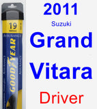 Driver Wiper Blade for 2011 Suzuki Grand Vitara - Assurance