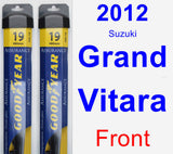 Front Wiper Blade Pack for 2012 Suzuki Grand Vitara - Assurance