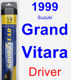 Driver Wiper Blade for 1999 Suzuki Grand Vitara - Assurance