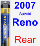 Rear Wiper Blade for 2007 Suzuki Reno - Assurance