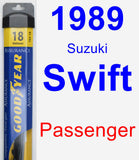 Passenger Wiper Blade for 1989 Suzuki Swift - Assurance