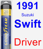 Driver Wiper Blade for 1991 Suzuki Swift - Assurance