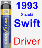 Driver Wiper Blade for 1993 Suzuki Swift - Assurance