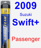 Passenger Wiper Blade for 2009 Suzuki Swift+ - Assurance