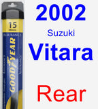 Rear Wiper Blade for 2002 Suzuki Vitara - Assurance