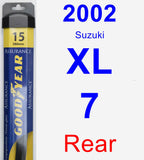 Rear Wiper Blade for 2002 Suzuki XL-7 - Assurance