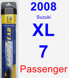 Passenger Wiper Blade for 2008 Suzuki XL-7 - Assurance