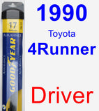 Driver Wiper Blade for 1990 Toyota 4Runner - Assurance