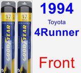 Front Wiper Blade Pack for 1994 Toyota 4Runner - Assurance