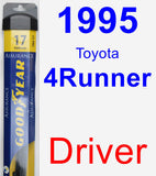 Driver Wiper Blade for 1995 Toyota 4Runner - Assurance