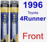 Front Wiper Blade Pack for 1996 Toyota 4Runner - Assurance