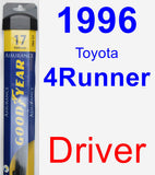 Driver Wiper Blade for 1996 Toyota 4Runner - Assurance