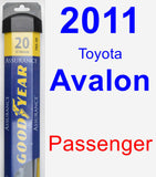 Passenger Wiper Blade for 2011 Toyota Avalon - Assurance