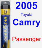 Passenger Wiper Blade for 2005 Toyota Camry - Assurance