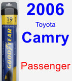 Passenger Wiper Blade for 2006 Toyota Camry - Assurance