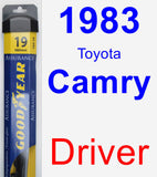 Driver Wiper Blade for 1983 Toyota Camry - Assurance