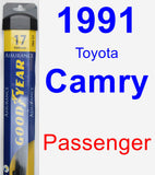 Passenger Wiper Blade for 1991 Toyota Camry - Assurance