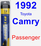 Passenger Wiper Blade for 1992 Toyota Camry - Assurance