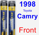 Front Wiper Blade Pack for 1998 Toyota Camry - Assurance