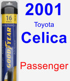 Passenger Wiper Blade for 2001 Toyota Celica - Assurance