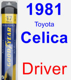 Driver Wiper Blade for 1981 Toyota Celica - Assurance