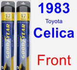 Front Wiper Blade Pack for 1983 Toyota Celica - Assurance