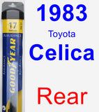 Rear Wiper Blade for 1983 Toyota Celica - Assurance