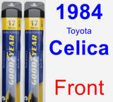 Front Wiper Blade Pack for 1984 Toyota Celica - Assurance