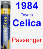 Passenger Wiper Blade for 1984 Toyota Celica - Assurance