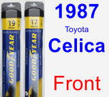 Front Wiper Blade Pack for 1987 Toyota Celica - Assurance