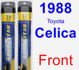 Front Wiper Blade Pack for 1988 Toyota Celica - Assurance