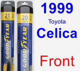 Front Wiper Blade Pack for 1999 Toyota Celica - Assurance