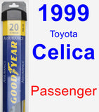 Passenger Wiper Blade for 1999 Toyota Celica - Assurance