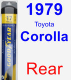 Rear Wiper Blade for 1979 Toyota Corolla - Assurance