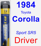 Driver Wiper Blade for 1984 Toyota Corolla - Assurance