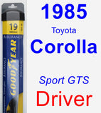 Driver Wiper Blade for 1985 Toyota Corolla - Assurance