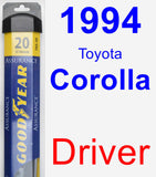 Driver Wiper Blade for 1994 Toyota Corolla - Assurance